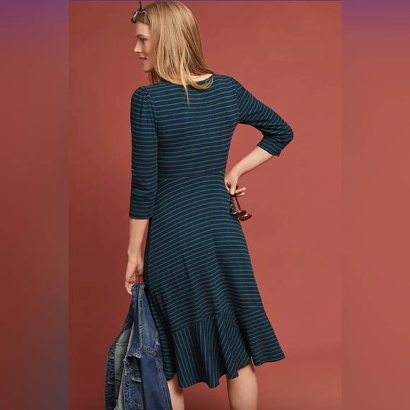 Flores Striped Dress by Maeve For Anthropologie Size XL - Picture 6 of 6